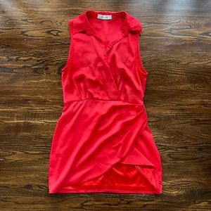 These three boutique red cocktail dress